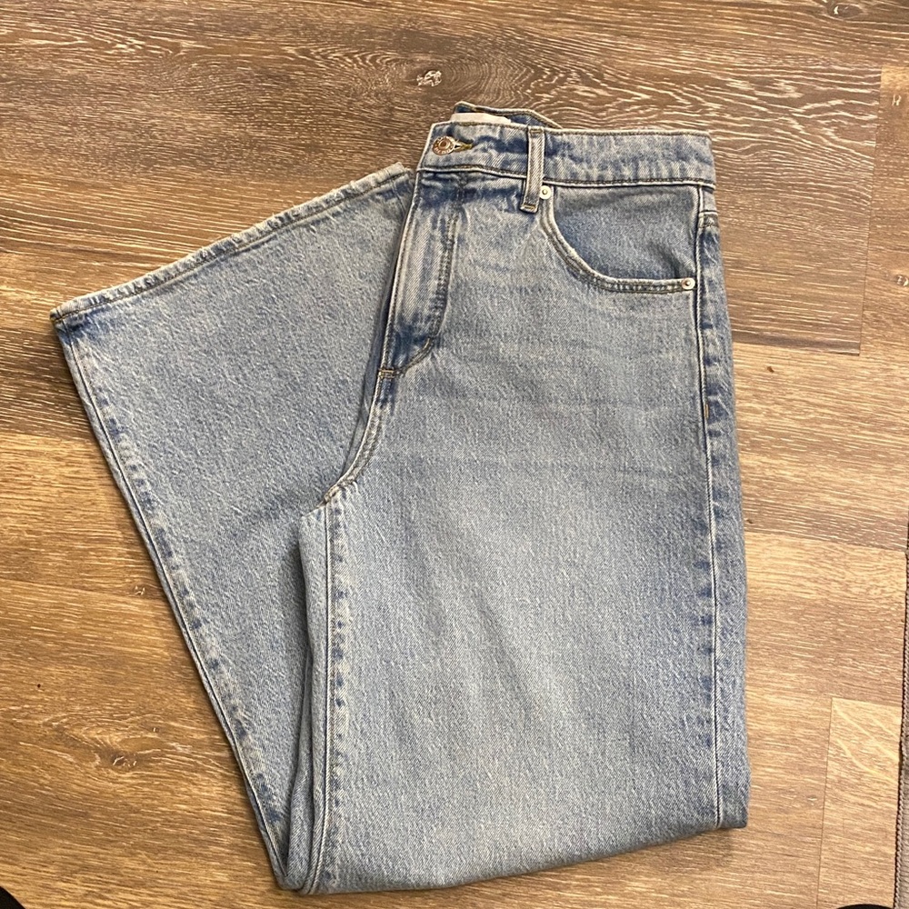 LOFT Light Blue wide leg Denim Jeans